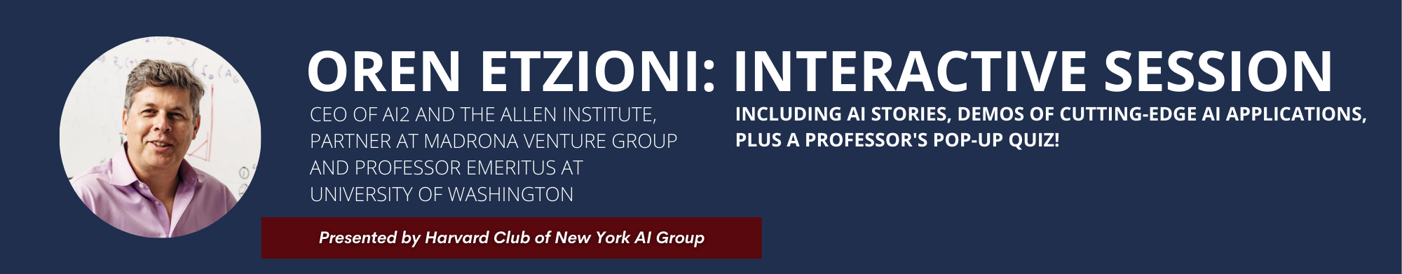 Oren Etzioni: Interactive Session