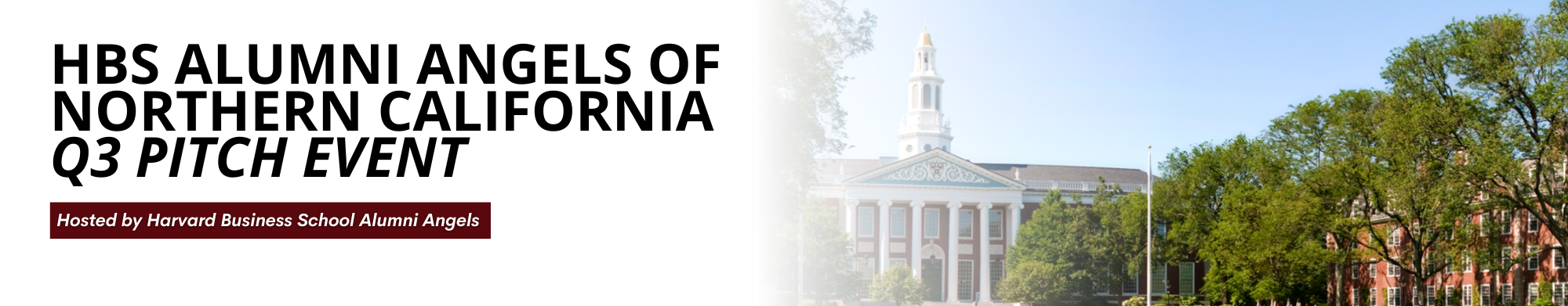 HBS Alumni Angels of Northern California Q3 Pitch Event