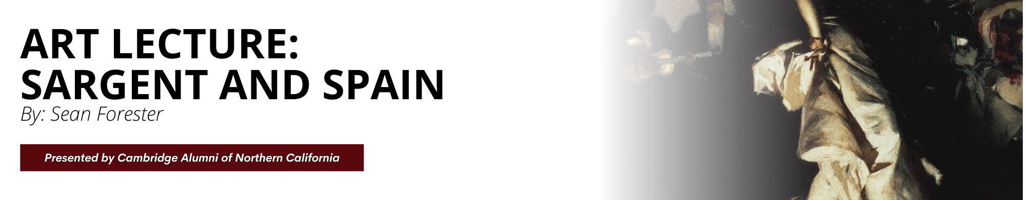 Art Lecture: Sargent and Spain