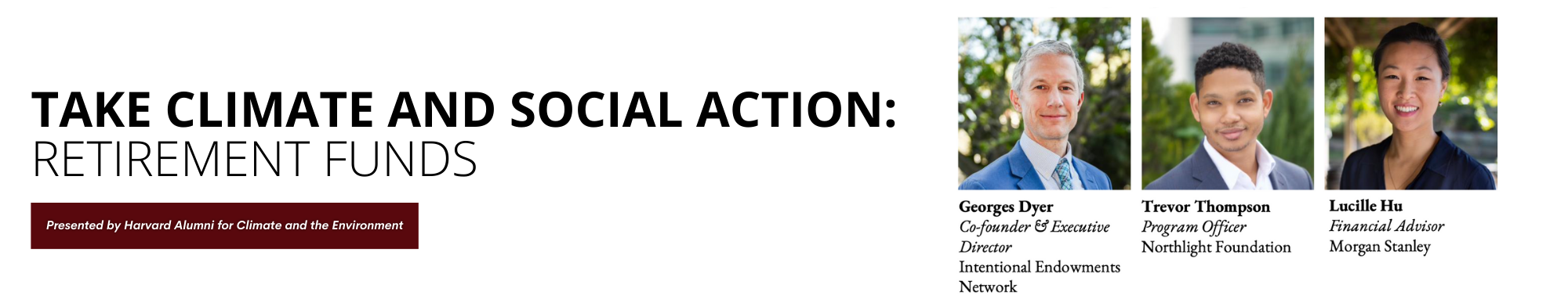 Take Climate and Social Action: Retirement Funds