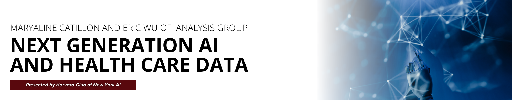 Next Generation AI and Health Care Data