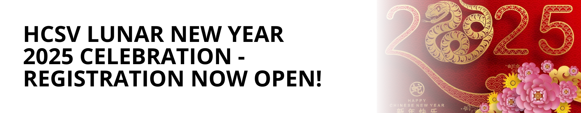 HCSV Lunar New Year 2025 Celebration – Registration Now Open!