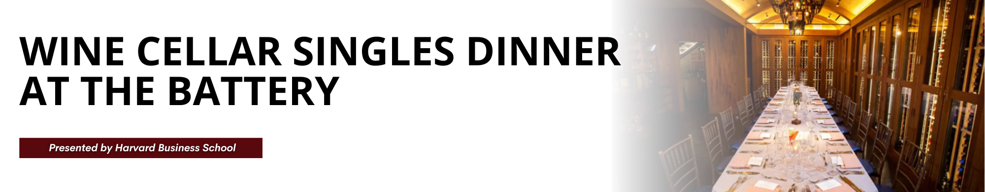 Wine Cellar Singles Dinner at The Battery